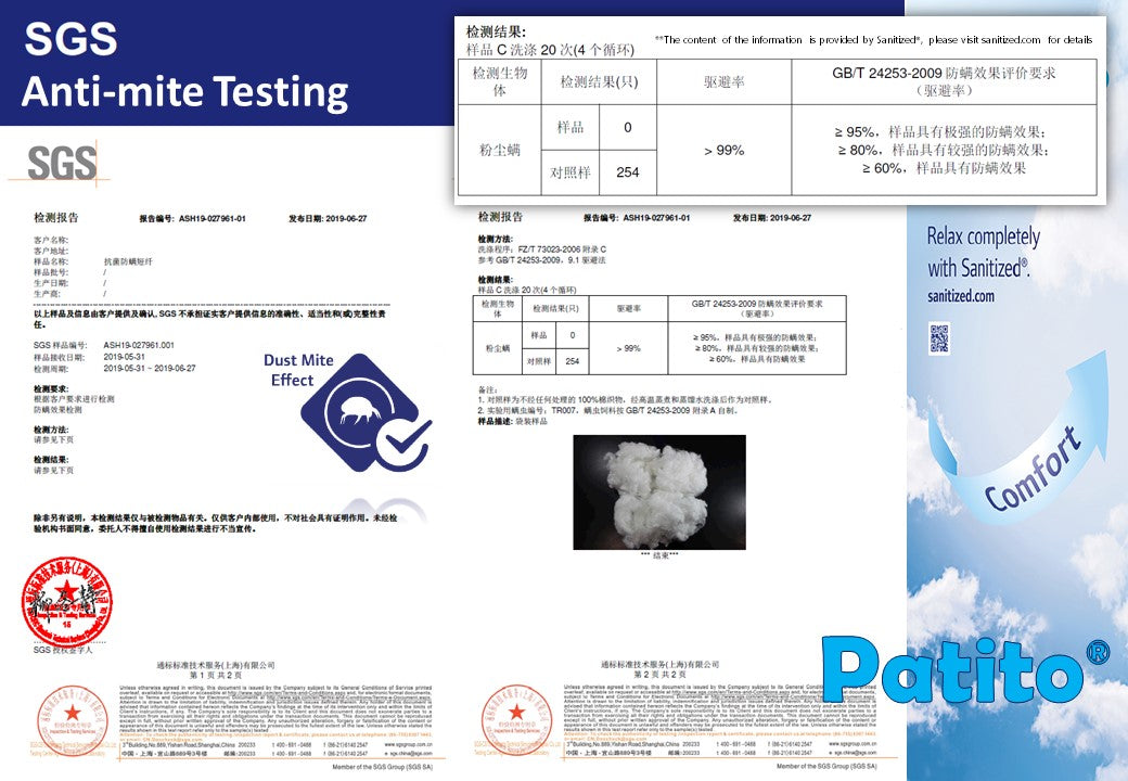 Patito® 多用途防菌防蟎多功能枕