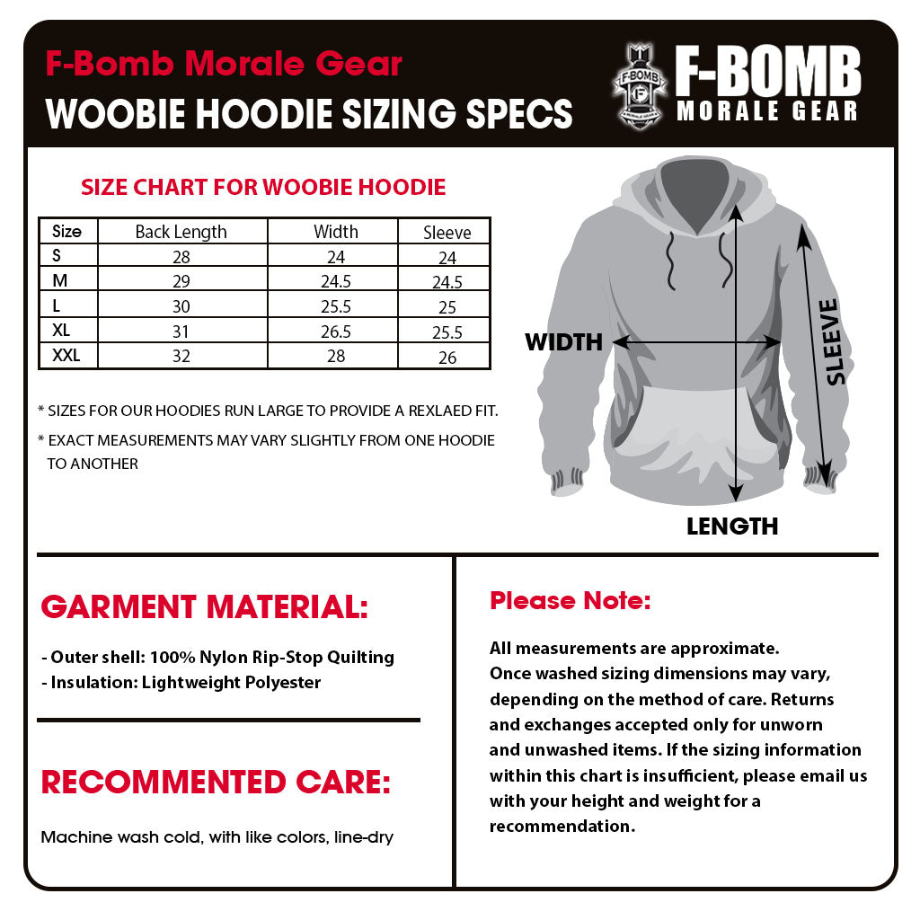 Woobie Hoodie – F-Bomb Morale Gear