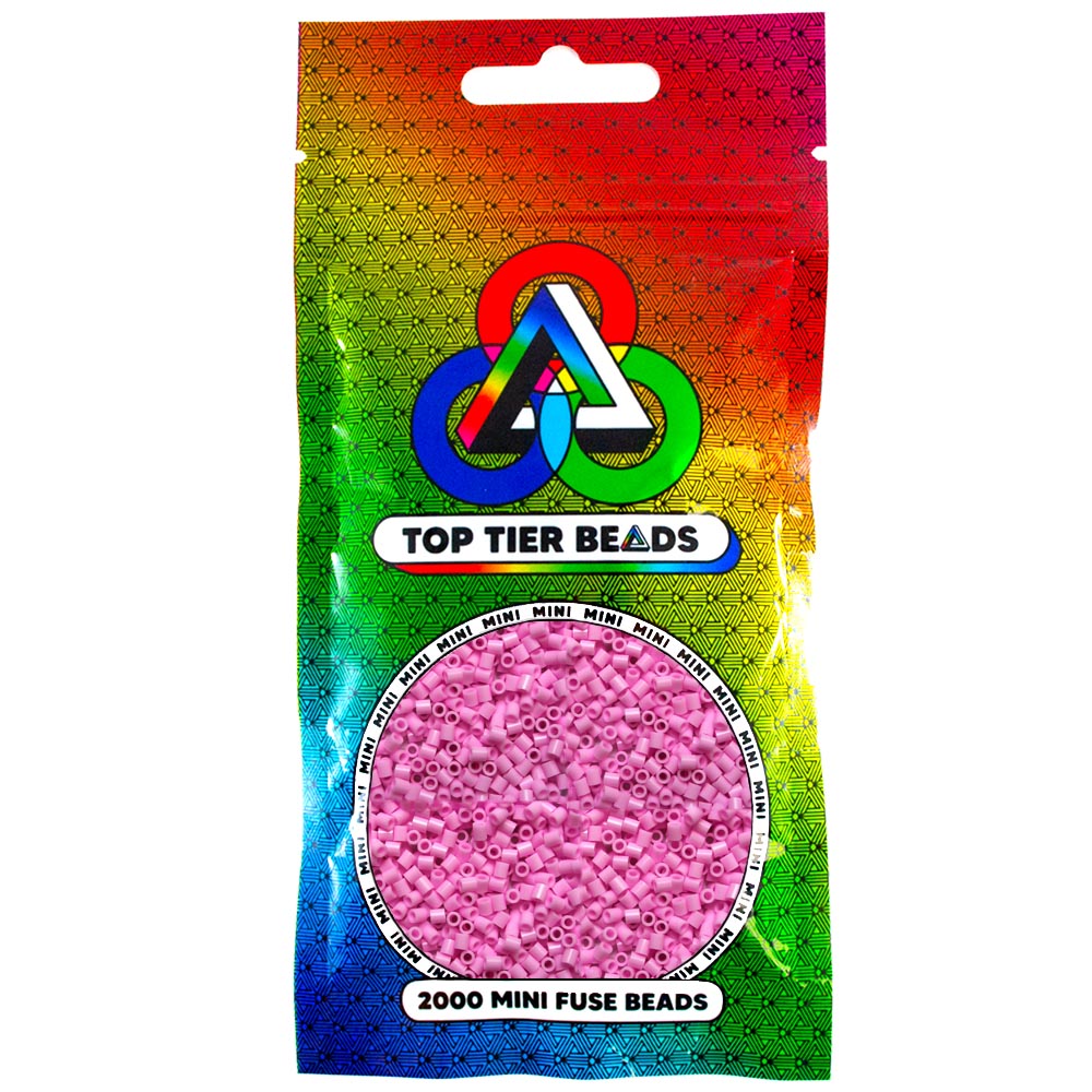 2000 Mini Perler Beads - White