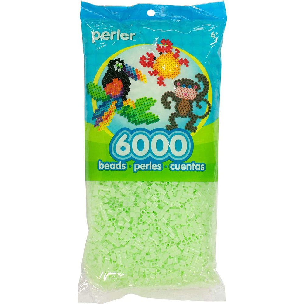 6000 Perler Standard Glow Green