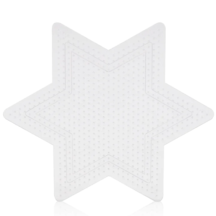 Perler Beads Funfusion Pegboard, Clear, L - 2 pack