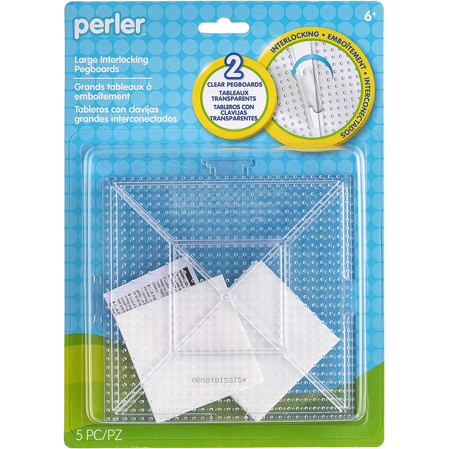 Perler Super Pegboard 1/Pkg - Rectangle Clear – Chez MissPomme