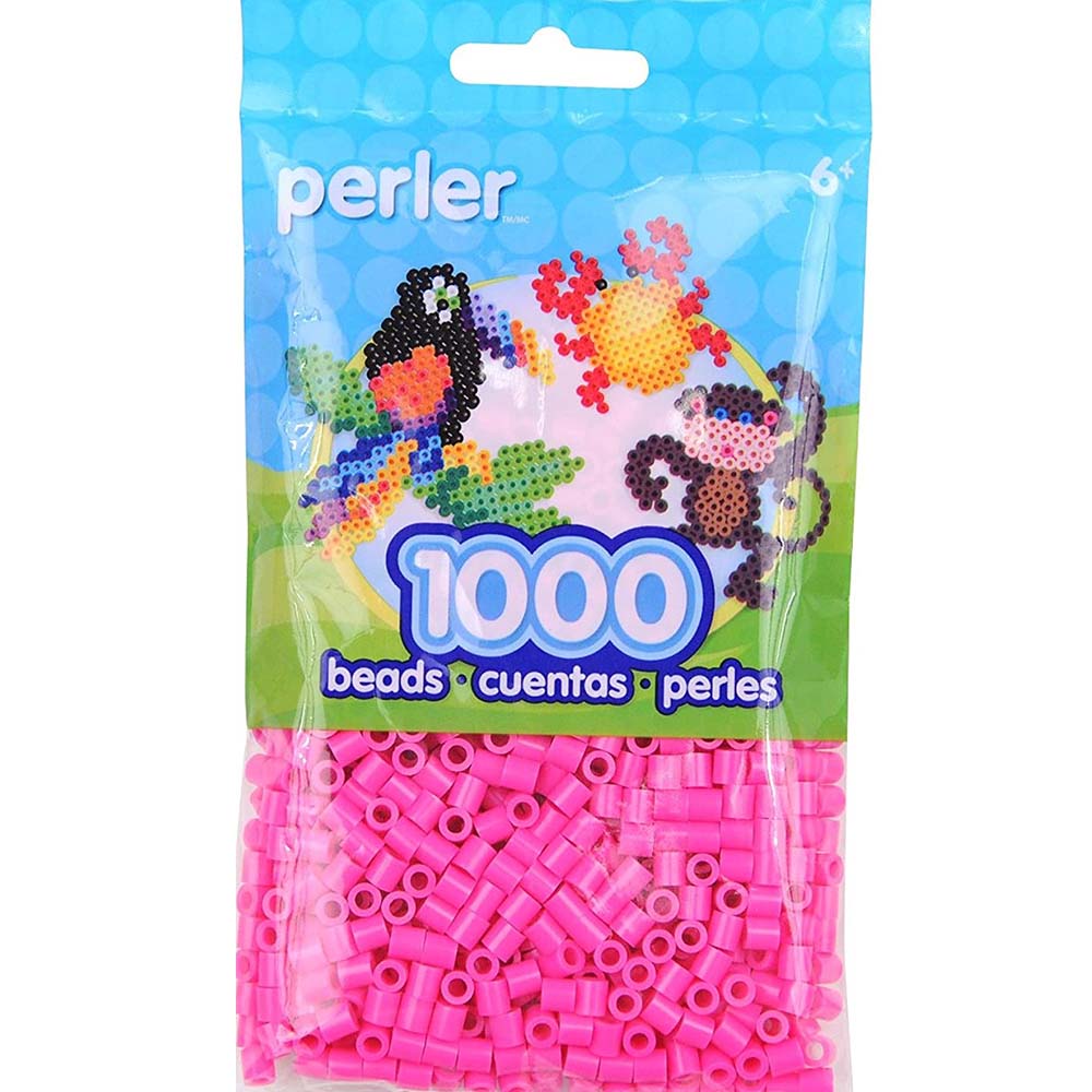 1000 Perler Standard Pink