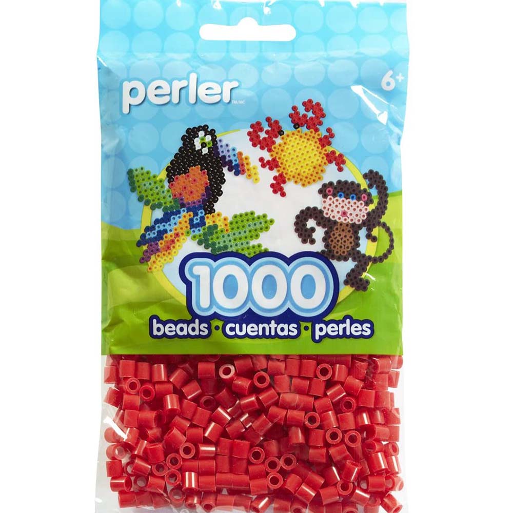 1000 Perler Standard Red