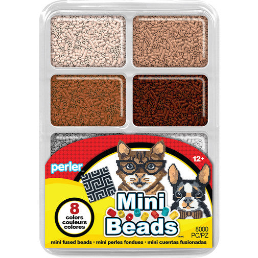 Perler Mini Beads Neutral Tray