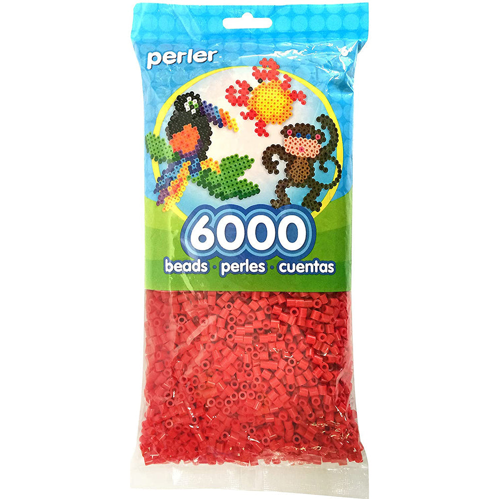6000 Perler Standard Red