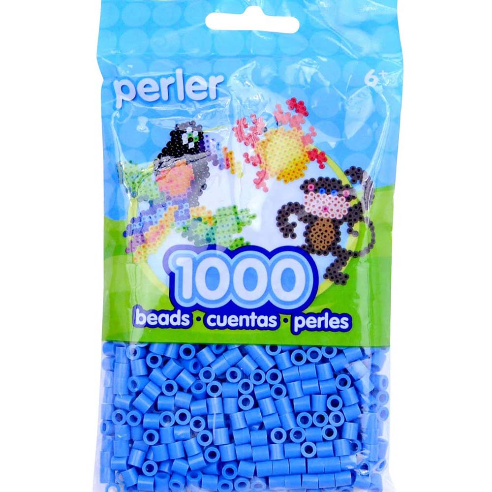 1000 Perler Standard Light Blue - Kandi Pad | Kandi Patterns, Perler ...