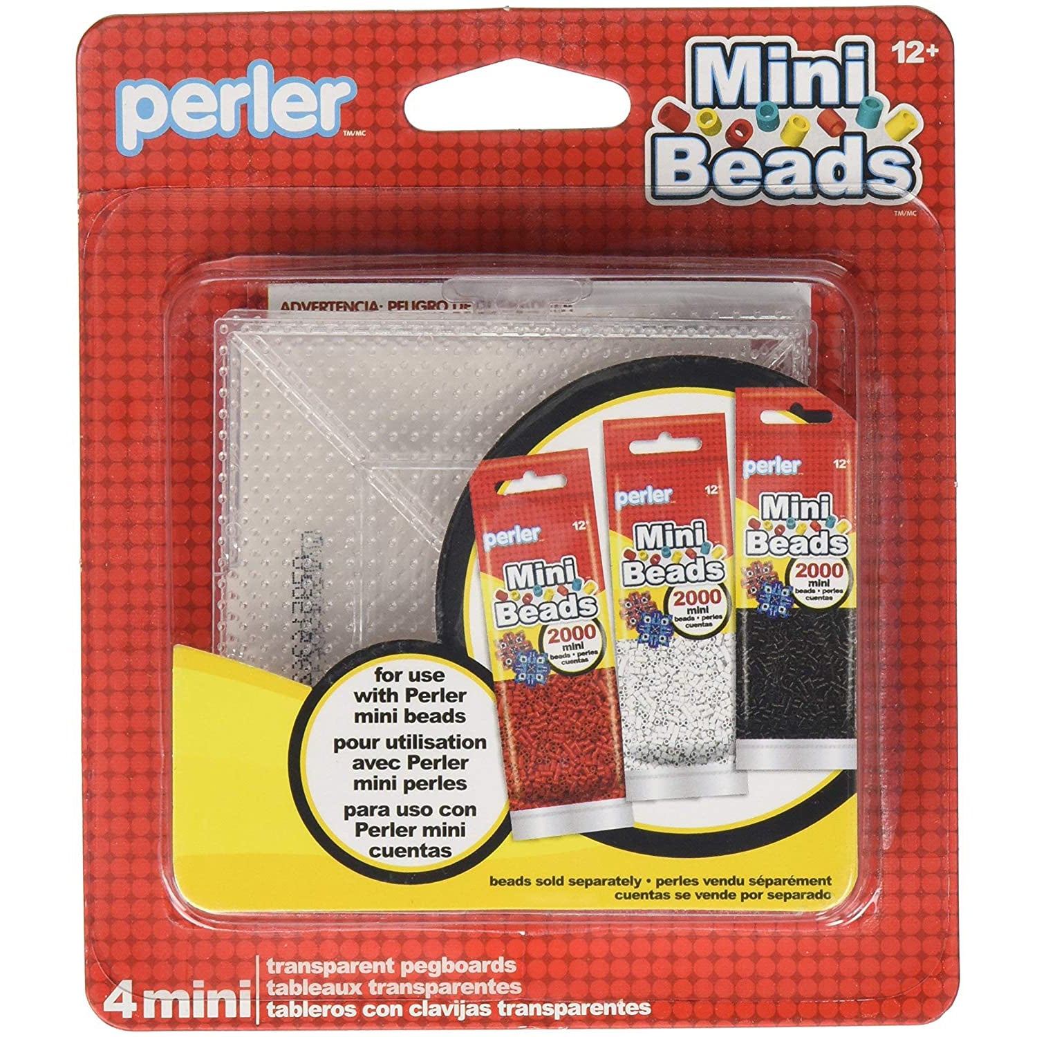 Perler Mini Beads Small Pegboards - Kandi Pad