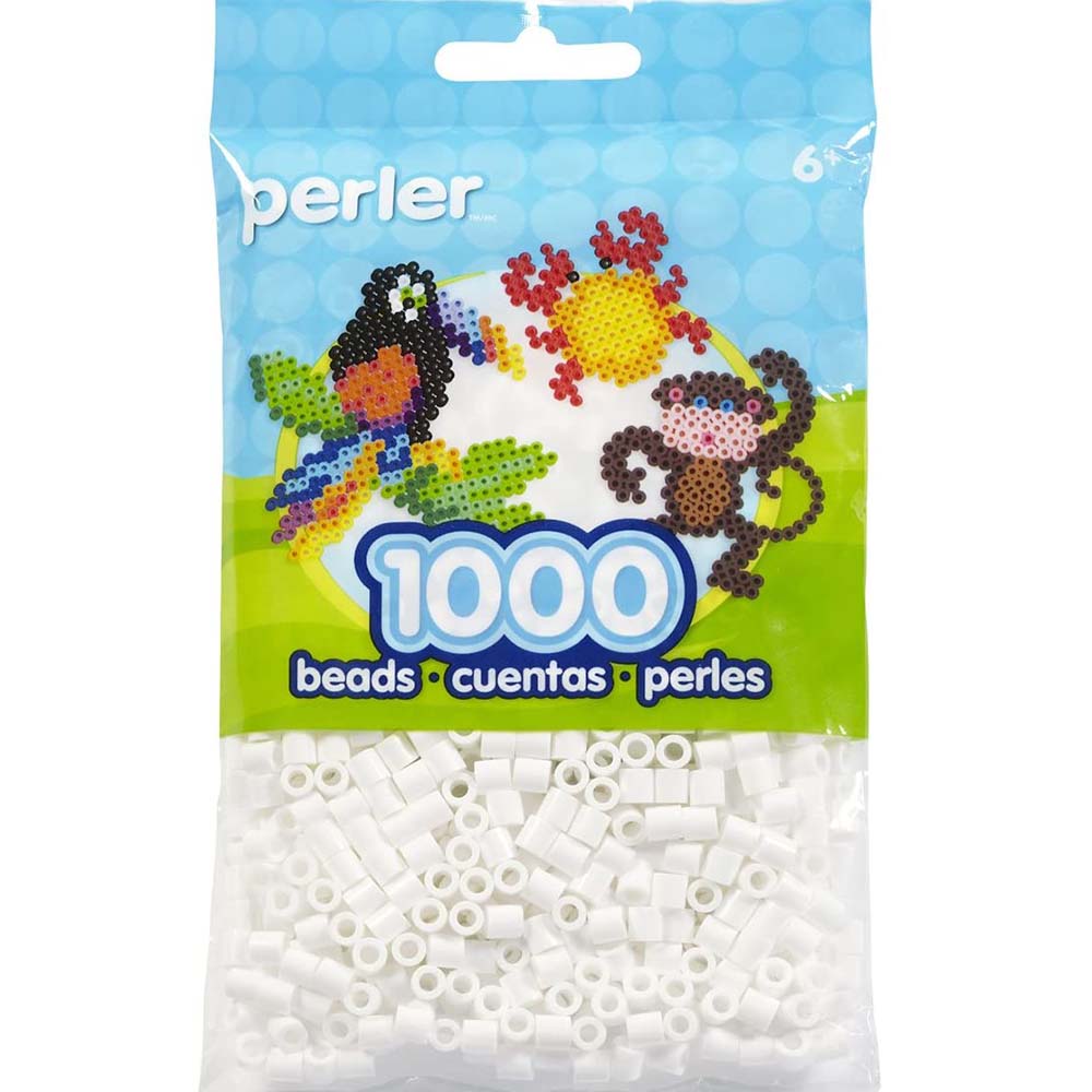 1000 Perler Standard - White