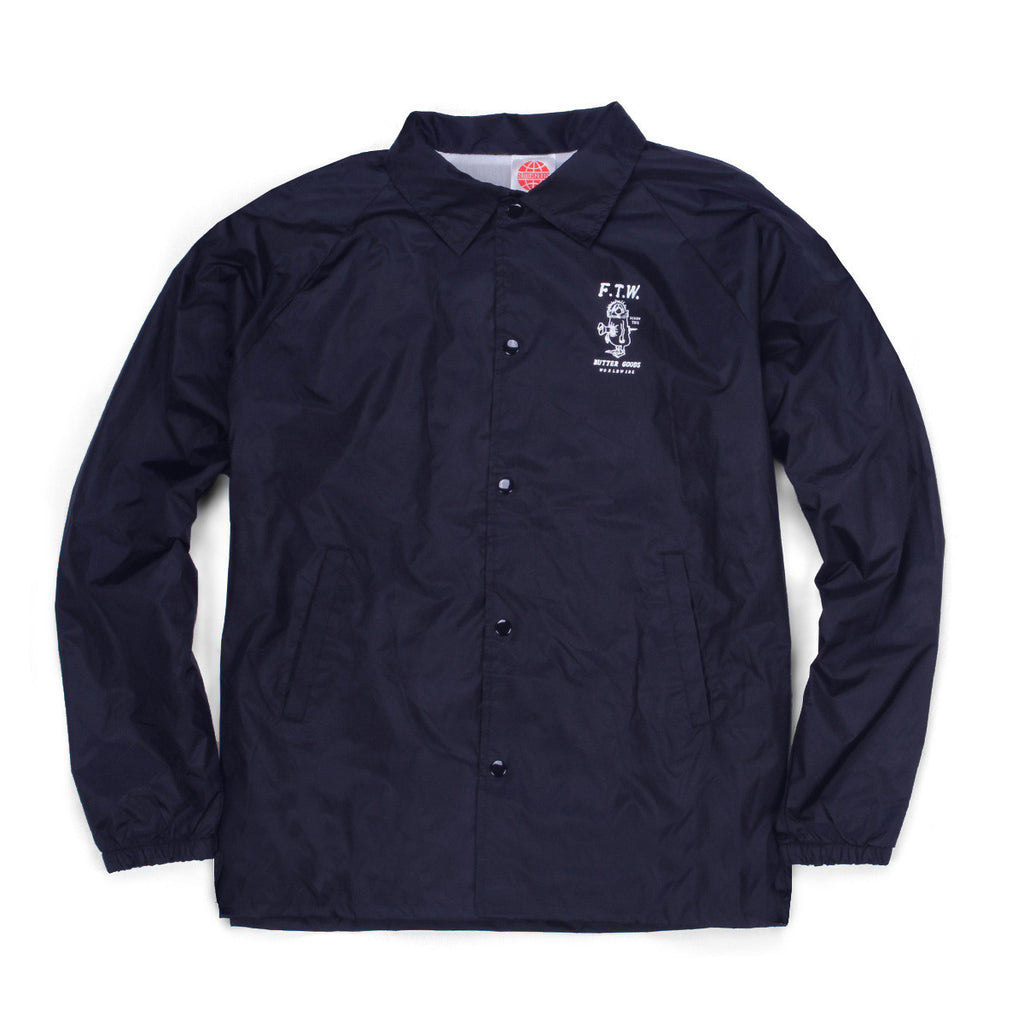 Butter Goods FTW Coaches Jacket - Navy – PERMANENT