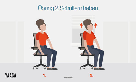 Übung Schultern heben