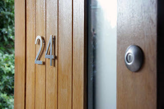 Stainless steel door number, door number, modern door number, door numbers UK