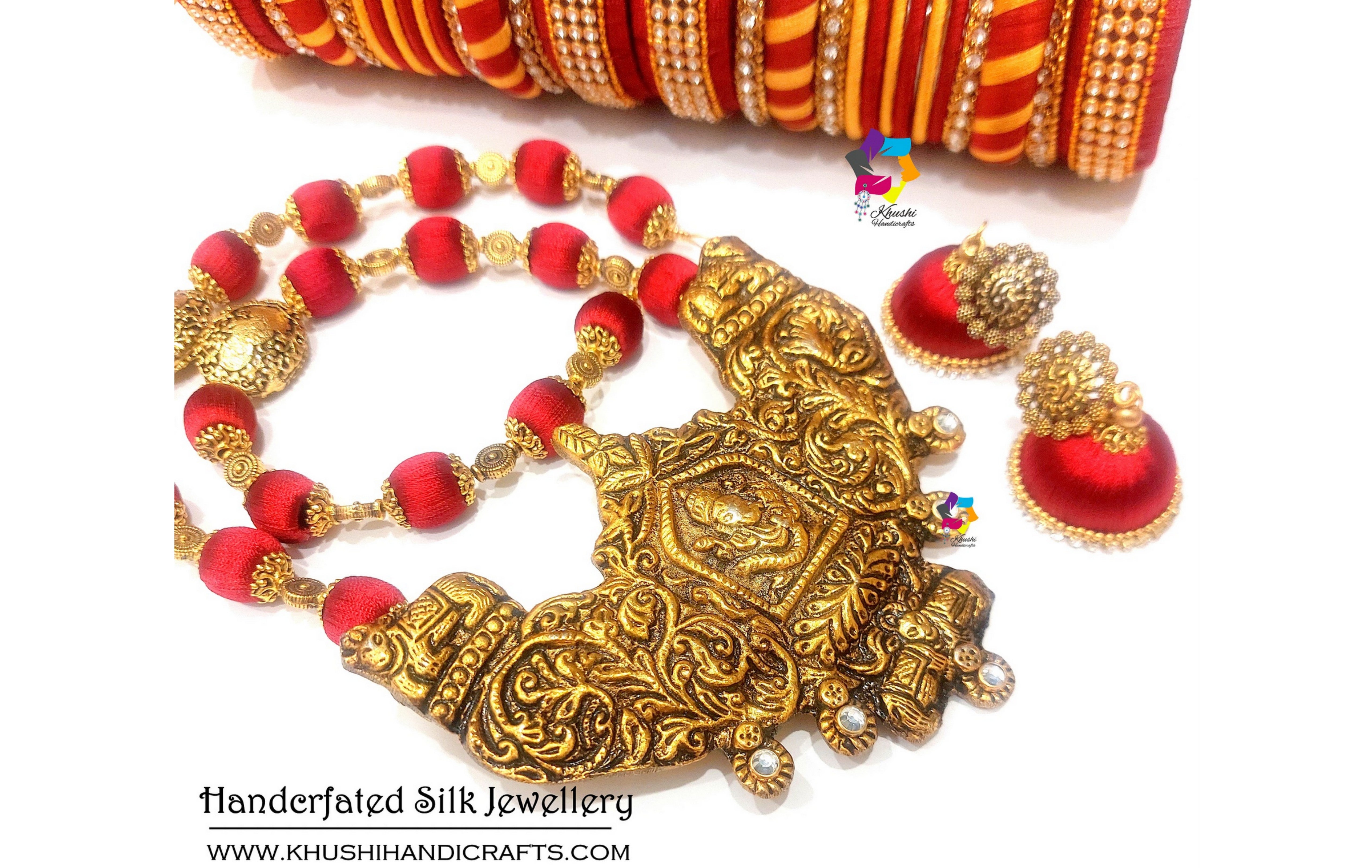 New Arrivals in Silk Thread Jewellery – Khushi Handicrafts
