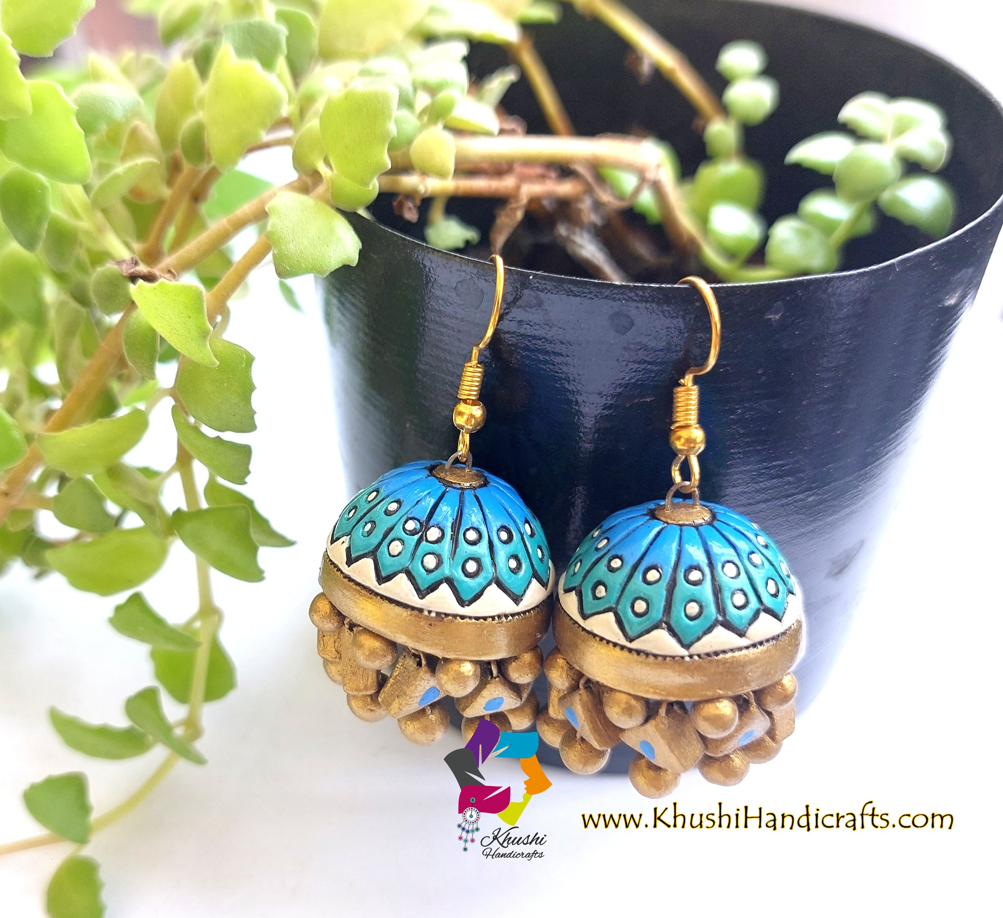 Round clay Terracotta Earring at Rs 30/pair in Chennai | ID: 23669002162