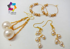 How to make Pearl earrings