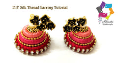 silk earrings