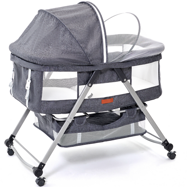 investering Becks klif Twinky® Baby Bed – Opvouwbare Co-sleeper met Matras – Aanschuifbed