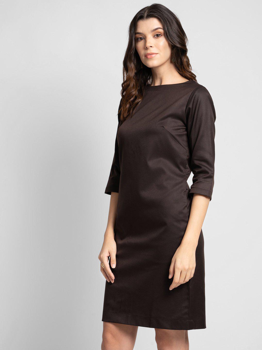 Plain Chocolate Brown Women Stretch Pant Suit, Waist Size: 30.0 at Rs  3000/piece in Gurgaon
