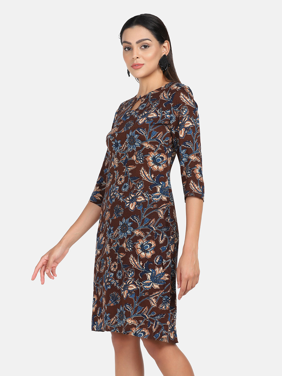 DENIMOS INDIAN WOMEN PURE COTTON DENUM PRINTED A-LINE FESTIVAL CASUAL WEAR  SHORT DRESS at Rs 850/piece, Jeans Dress in Surat