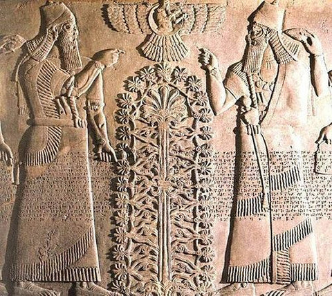 Anunnakis, Arbres de vie, Neo assyrien