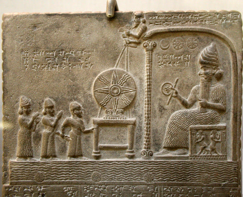 Mésopotamie, tablette de Shamash