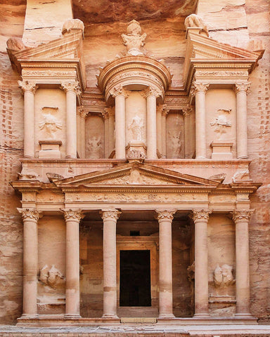 Petra, le Khazneh, الخزنة Khazne al-Firaun, « trésor du Pharaon »