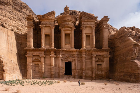 Petra, temple, Jordanie