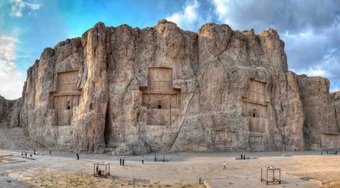 tombes des Rois Achéménides, situées sur le site archéologique de Naghsh-e rostam, en Iran