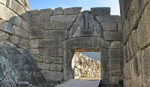 Porte des Lionnes à Mycenes