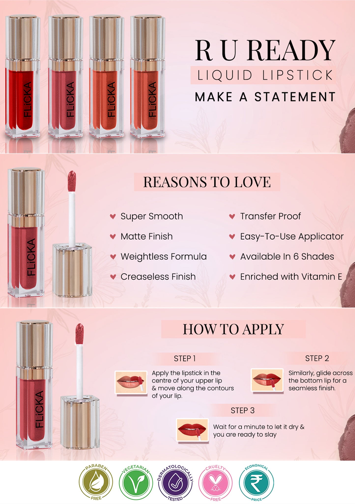 Femina - I am lipstick hoarder! I love trying new shades, and