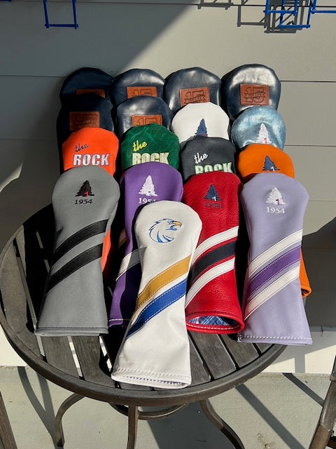 Group Shot of Rock Ridge Headcovers multicolor