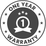 One Year Warranty Badge