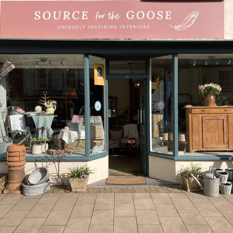 Spring decor, furniture and accessories at Source for the Goose, Devon, UK