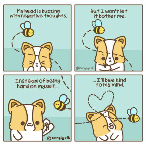 Bee kind to your mind comic