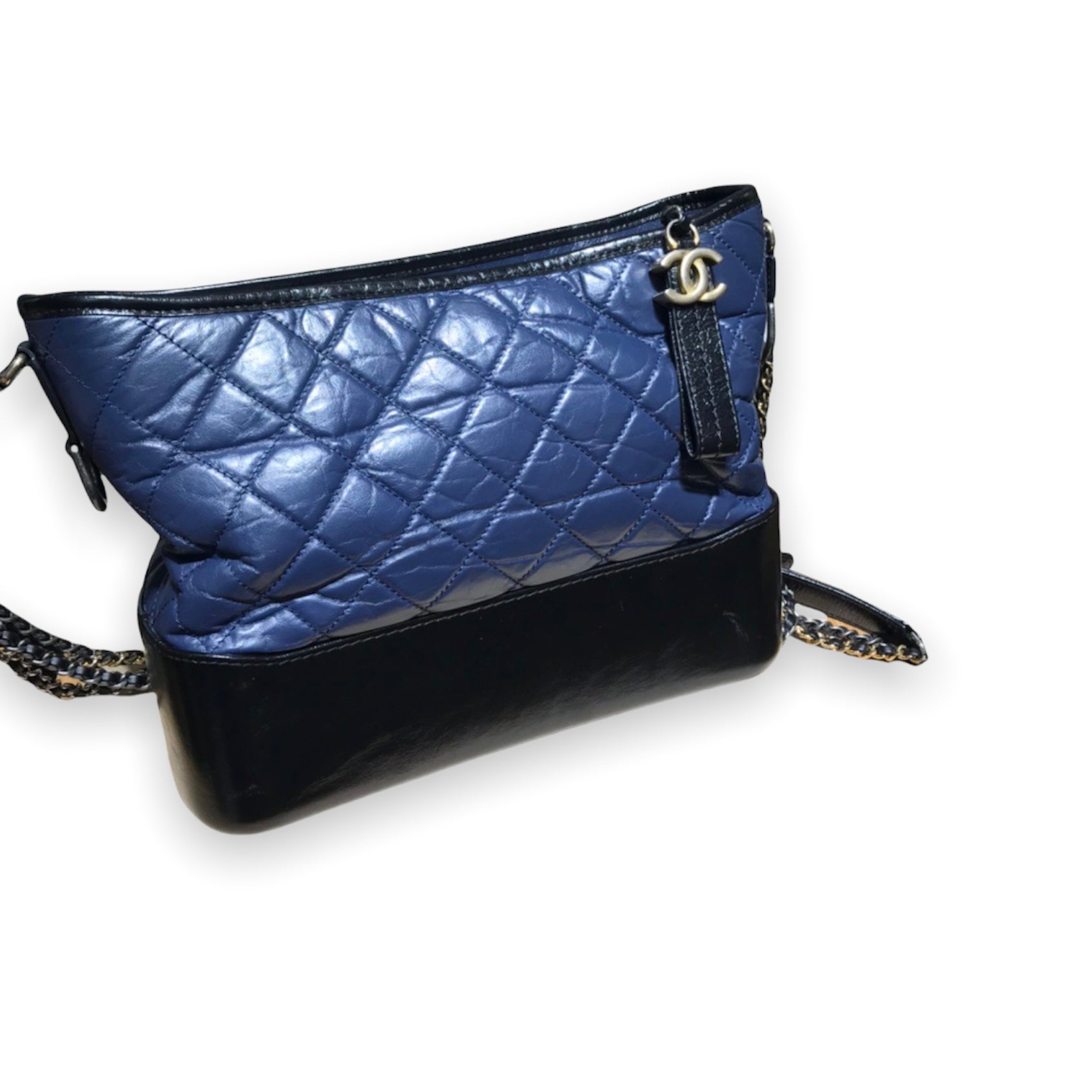 chanel gabrielle navy blue