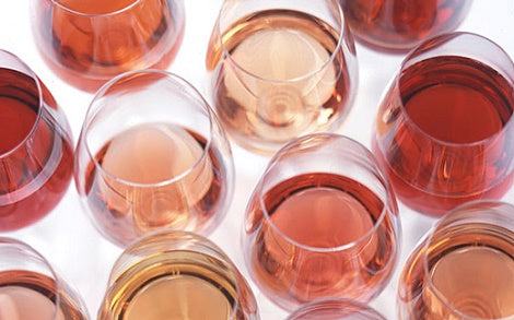 Rosé wines obtained from a short maceration