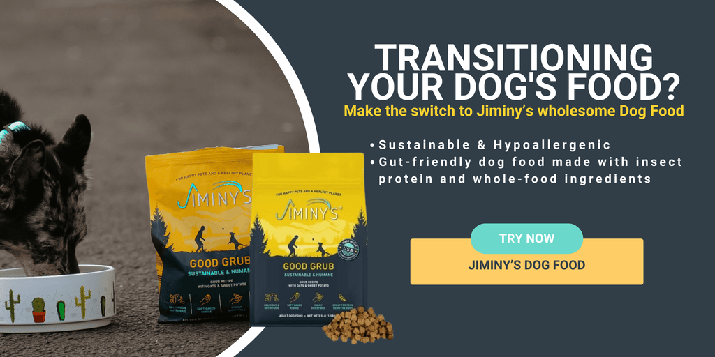 Make the switch to Jiminy’s wholesome Dog Food