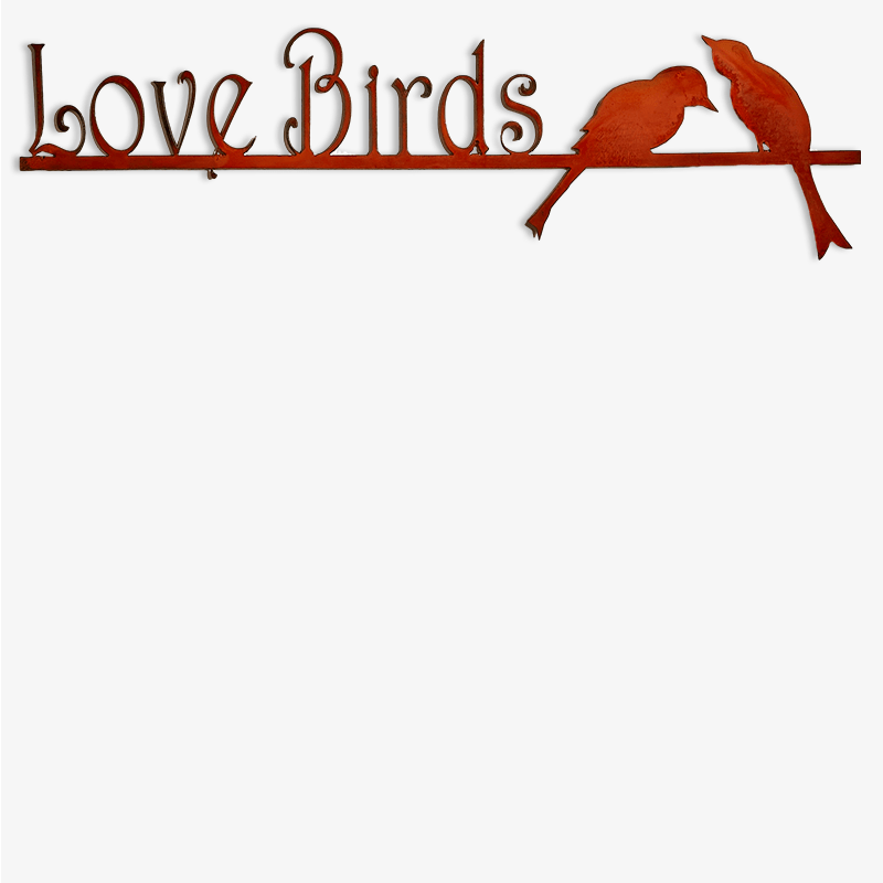 Love Birds - My Whimsical Garden by Elizabeth Keith Designs
