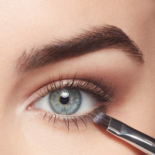 Vegan Eye Makeup Brushes - Precision Angled Eyeliner Brush Lower Lid