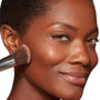 Vegan Face Makeup Brush - Diffusing Angled Bronzer Brush Brianna Model 