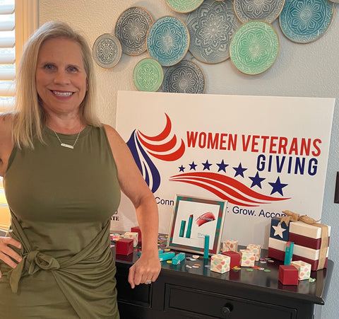 Melissa Washington, the founder of Women Veterans Giving 