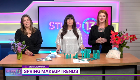 As Seen on TV: Spring Makeup with Tiffany Colors on Fox 13 Seattle