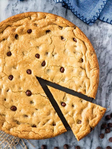 giant cookie dough cake