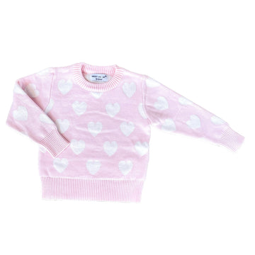 Pink Heart Sweater