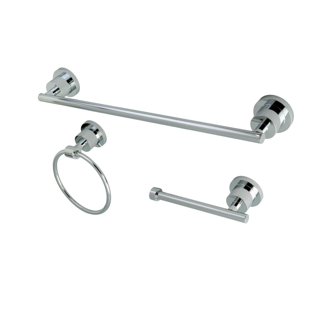 Kingston Brass Metropolitan 3-Piece Towel Bar Accessory Set - K & B  Distributors. Inc.