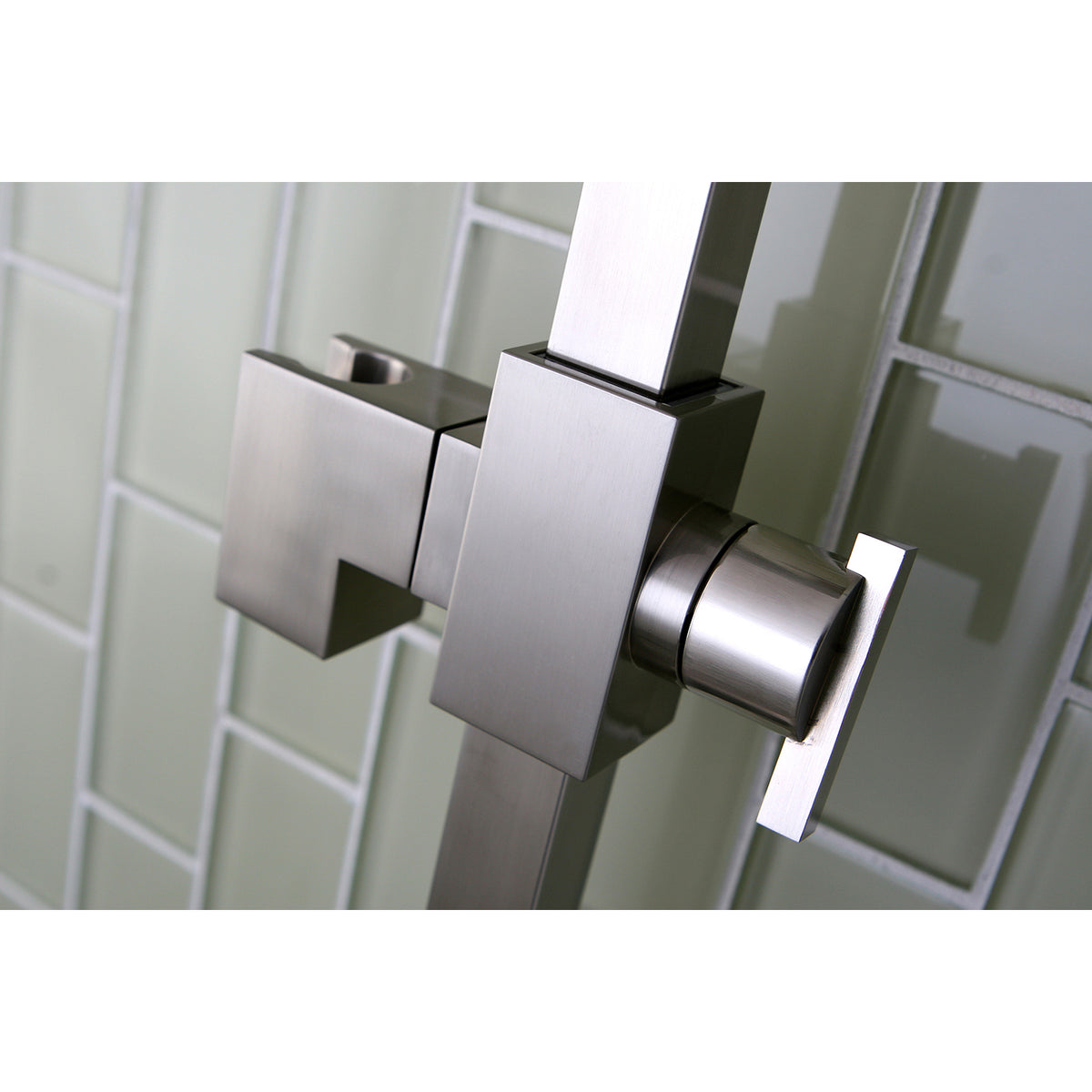 Kingston Brass KX2528SG 24 Shower Slide Bar with Soap Dish Satin Nickel