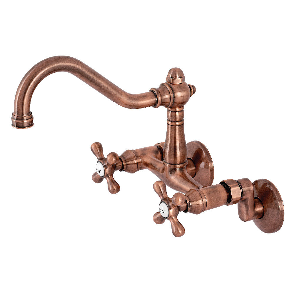 Kingston Brass Essex Wall Mount 8 Center Vessel Sink Faucet — DirectSinks