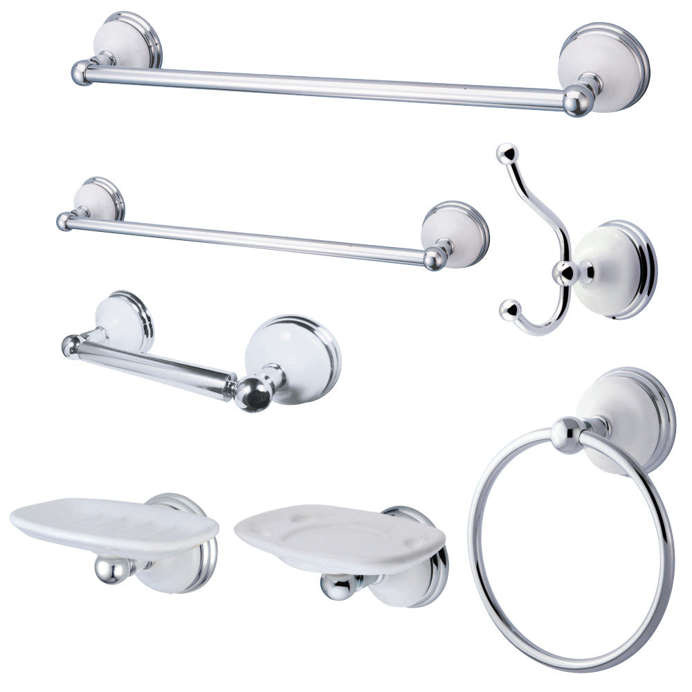 Kingston Brass BAK1110C2 Bathroom Accessory Combo, Chrome