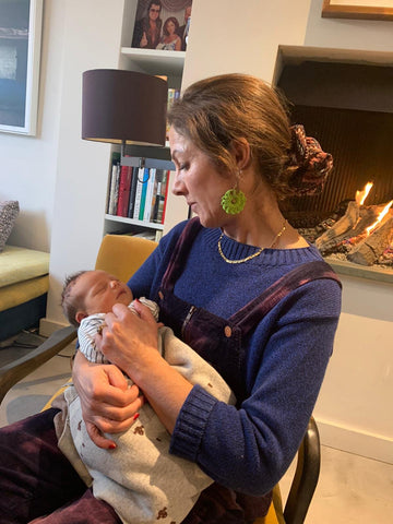 Nicola with baby