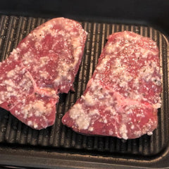 Steak marinated with shio koji